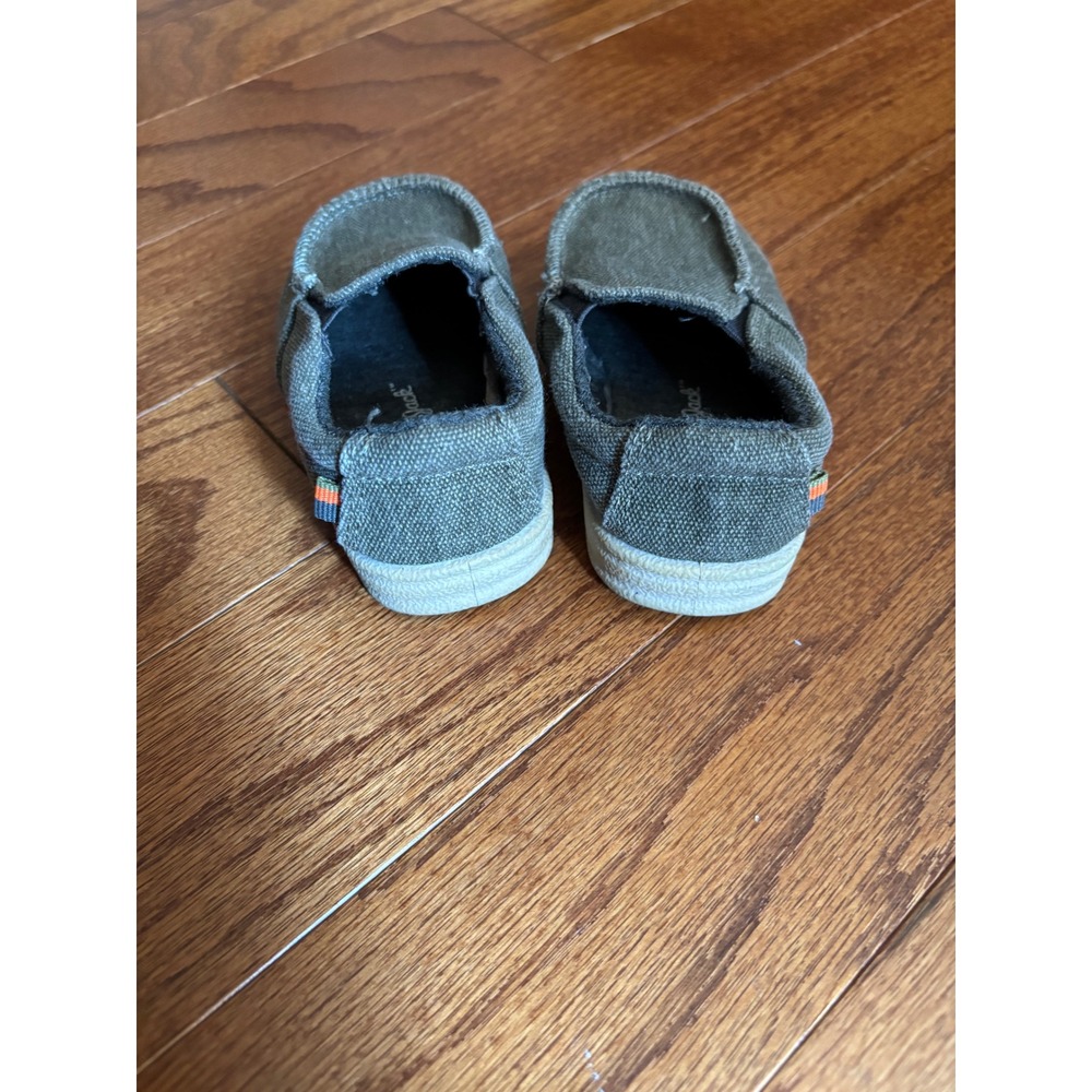 Cat & Jack Gray Slide On Toddler Shoes Size 5 - Picture 4 of 6